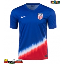 Camisa de Futebol Estados Unidos Equipamento Secundário Copa America 2024 Manga Curta